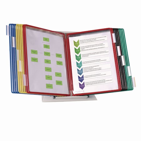 Tarifold Desktop Reference Starter Set with Display Pockets, 20 Pockets TFID292